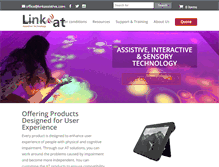 Tablet Screenshot of linkassistive.com